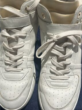 Geox White High-Top Sneakers